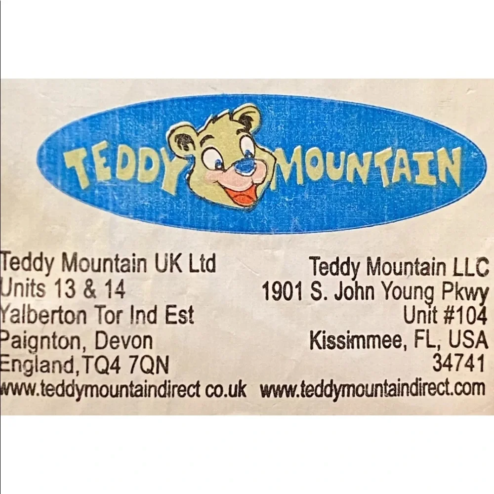 Teddy Mountain Plush Green Dinosaur 12